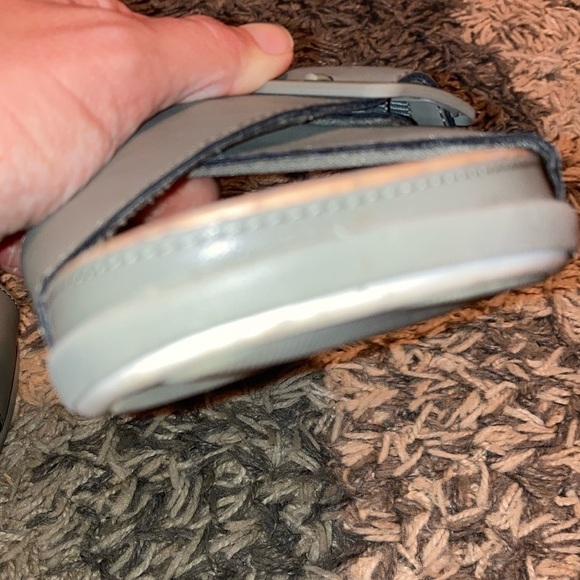 Clarks Cloudsteppers Cushion Soft Slides Sandals Strappy Shoes X Cross Strap 8M - Picture 10 of 11